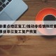 疫情非重点地区复工/推动非疫情防控重点地区企事业单位复工复产恢复